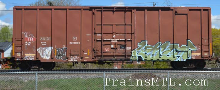 Car/wagon TR86101 left side / coté gauche